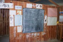 Klassenzimmer der kleinen Masai